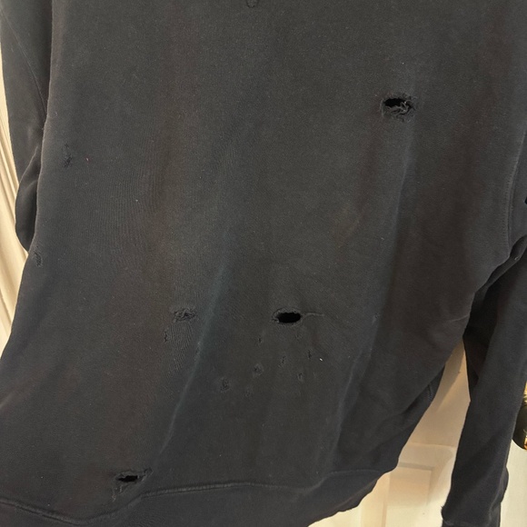 Current/Elliot sweatshirt black - holes are apart of the designe - Picture 3 of 4